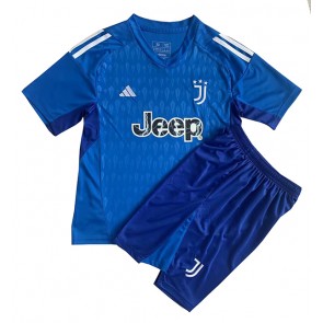 Juventus Bramkarskie Koszulka Podstawowych Dziecięca 2023-24 Krótki Rękaw (+ Krótkie spodenki)